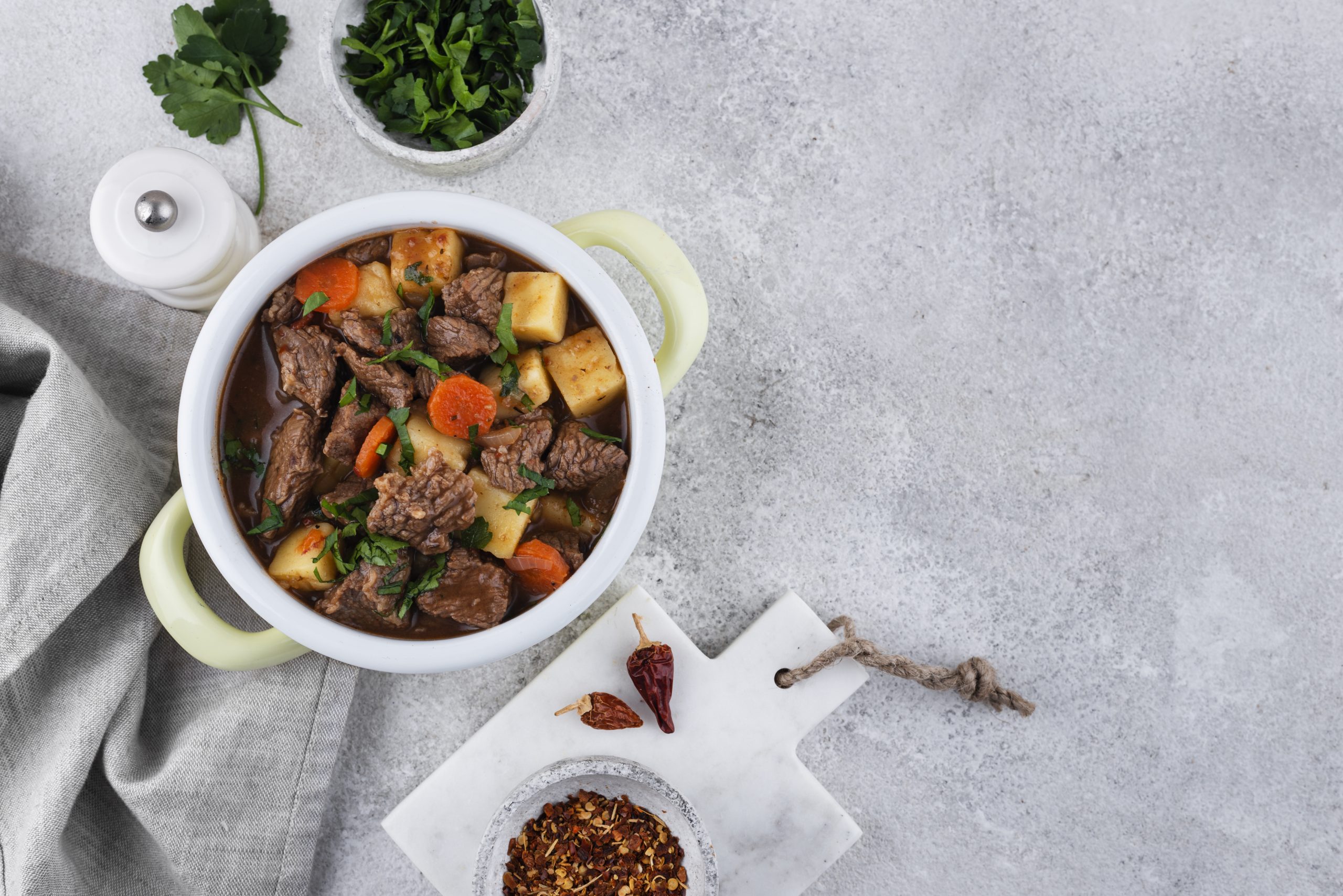 delicious goulash ready dinner