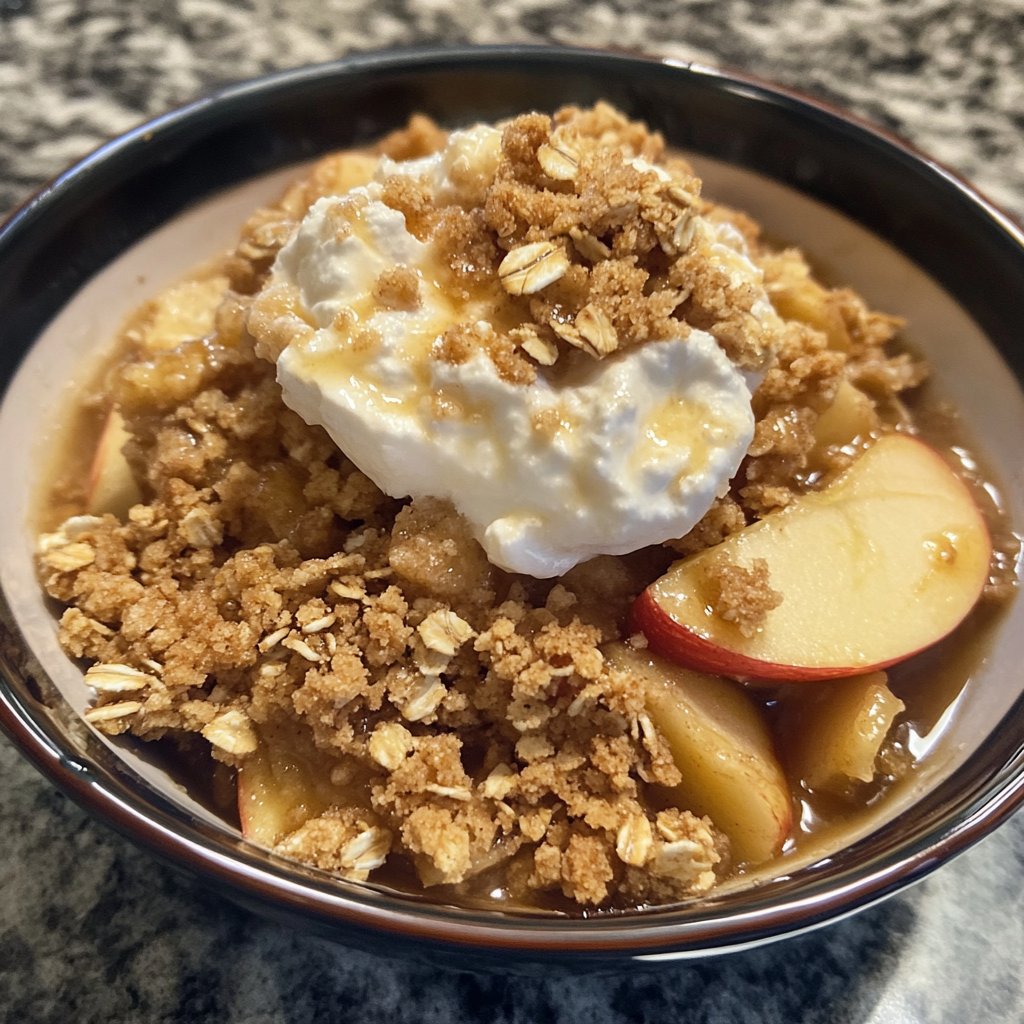 Apple Crisp with Oatmeal Streusel 2