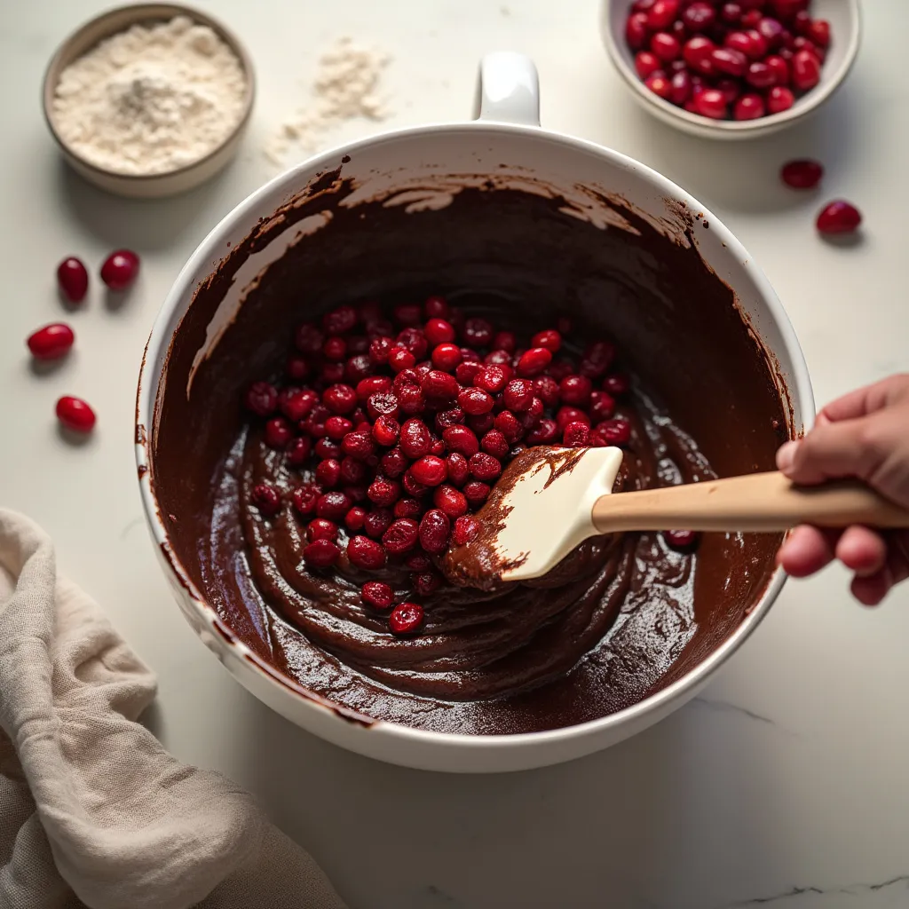 Chocolate Cranberry Brownies 0