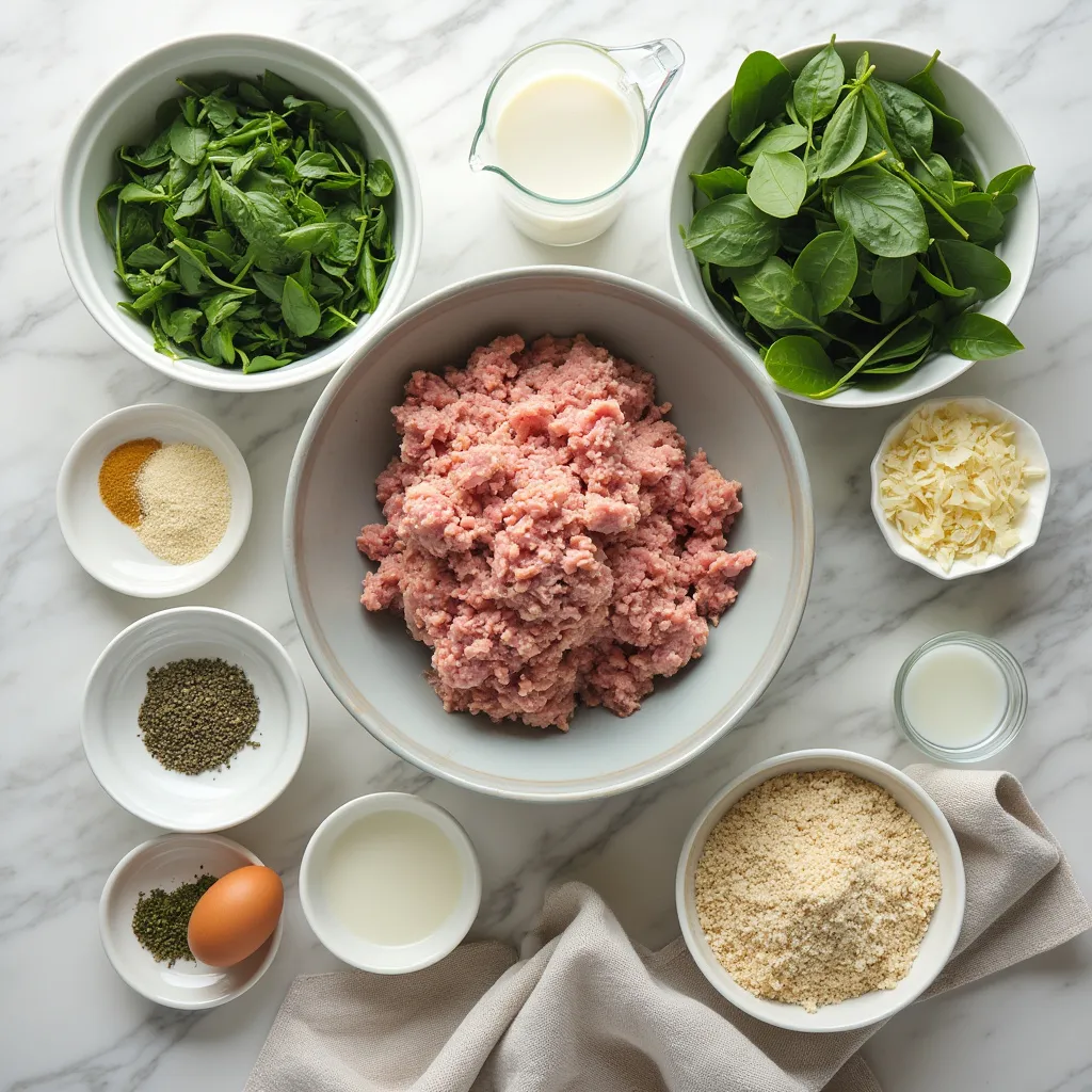 Turkey and Spinach Meatloaf