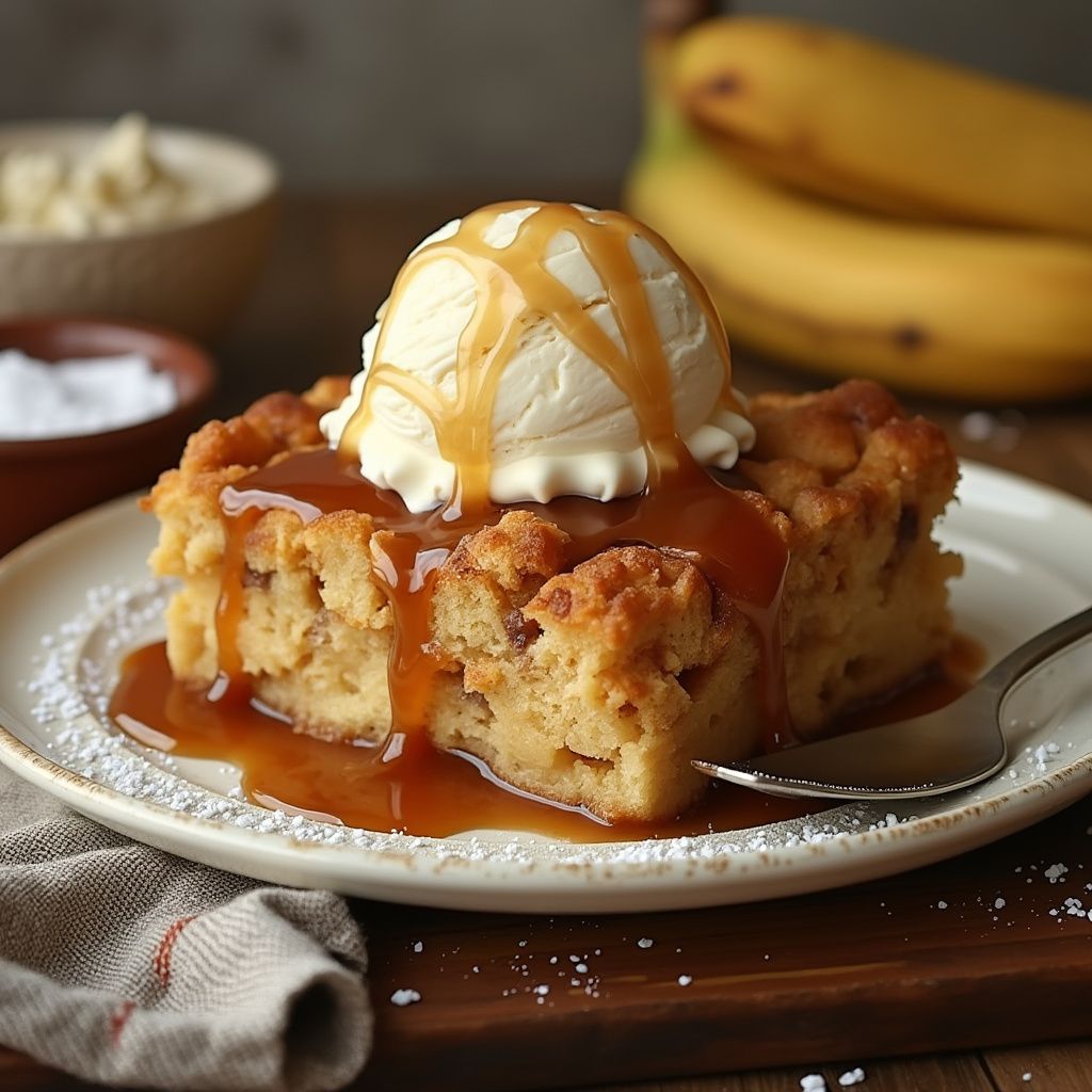 Banana Bread Pudding