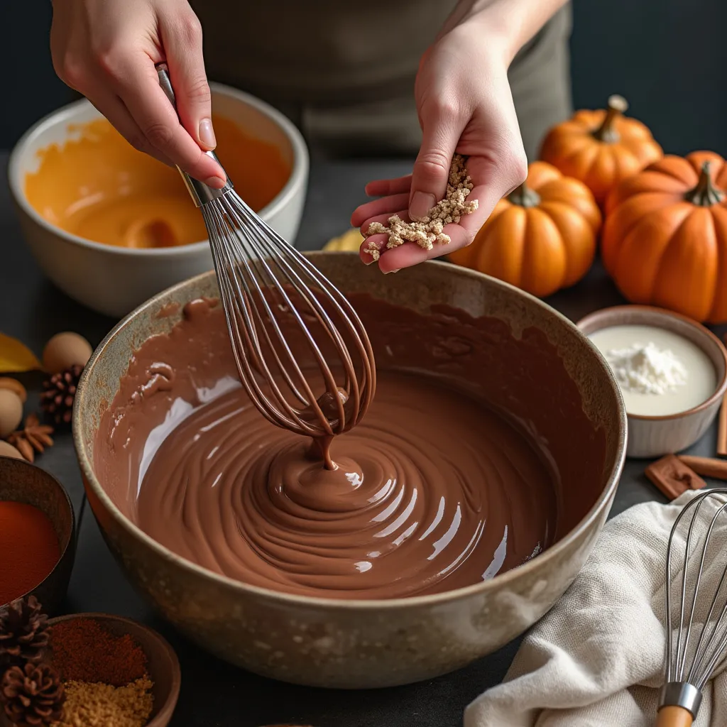 Chocolate Pumpkin Pie