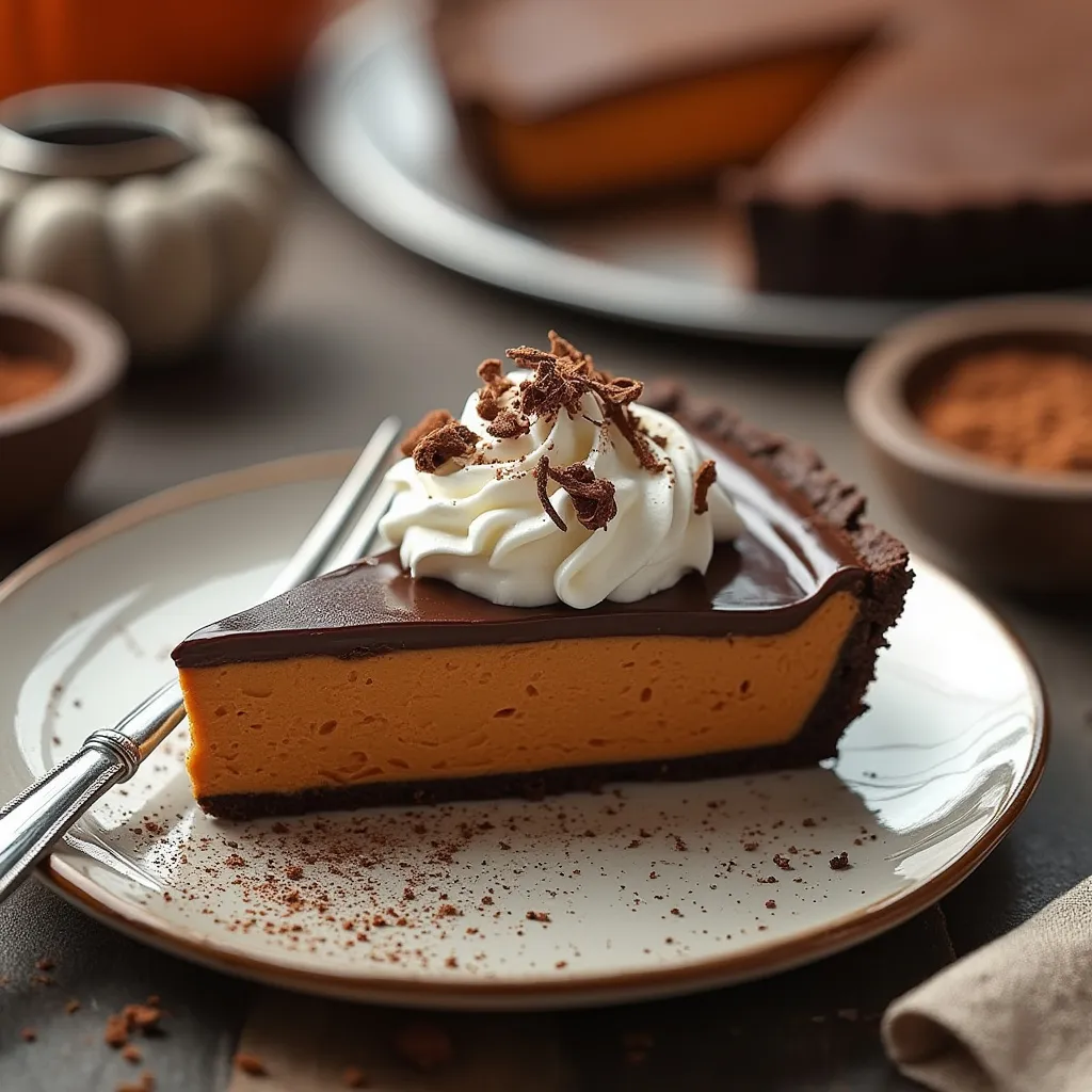 Chocolate Pumpkin Pie