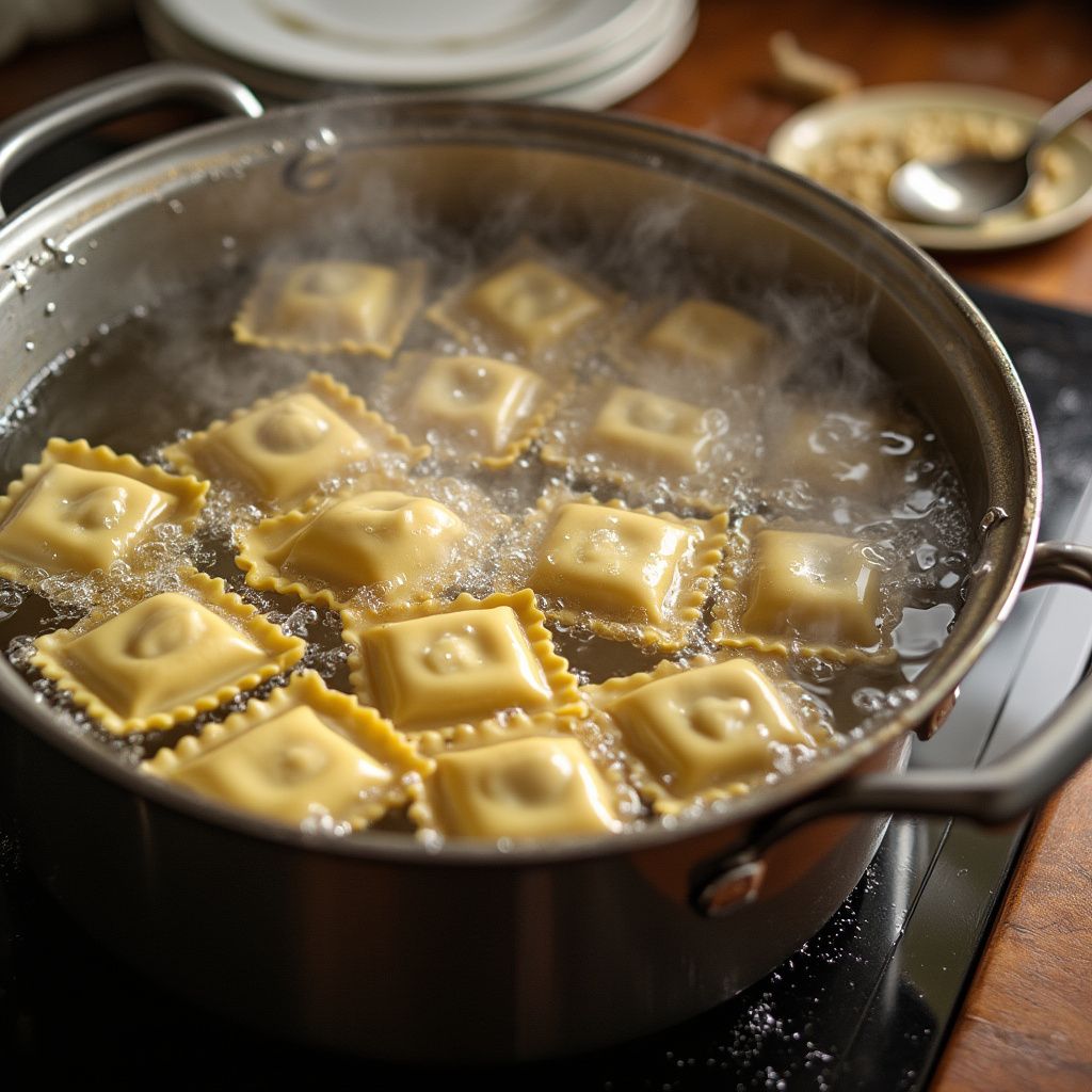  Ravioli in Sage Butter Sauce