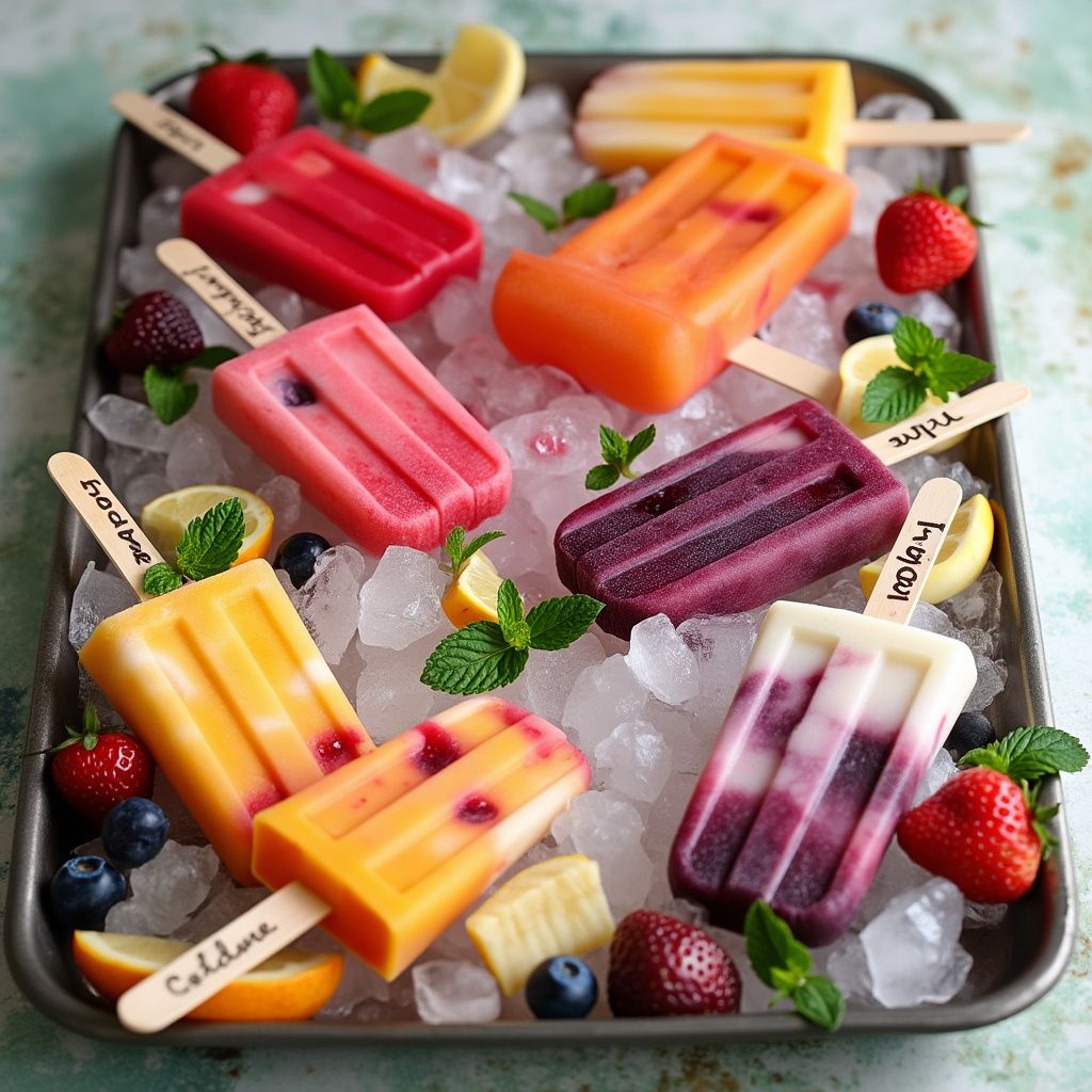 Homemade popsicles