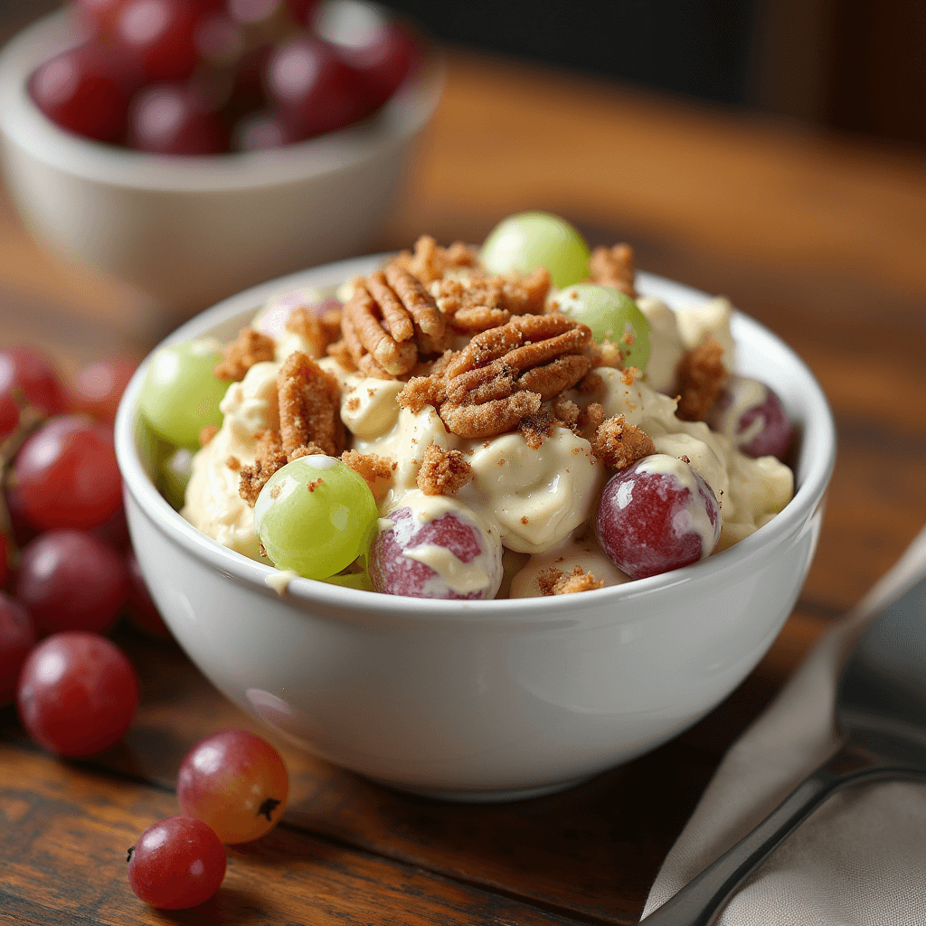 best chicken salad chick grape salad a mouthwatering close up food photograph featuring a bright bo fwjyc8vglrx5a77ub3ag 0 (1)