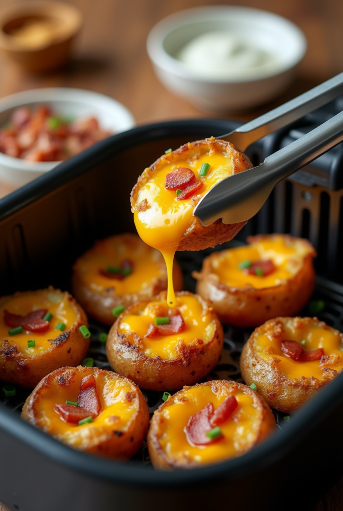 air fryer potato skins







